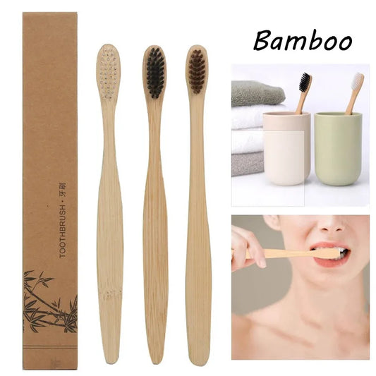 Natural Bamboo Soft Bristle Toothbrush