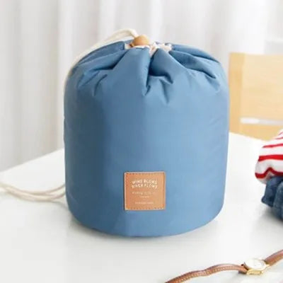 Round Waterproof Makeup Bag