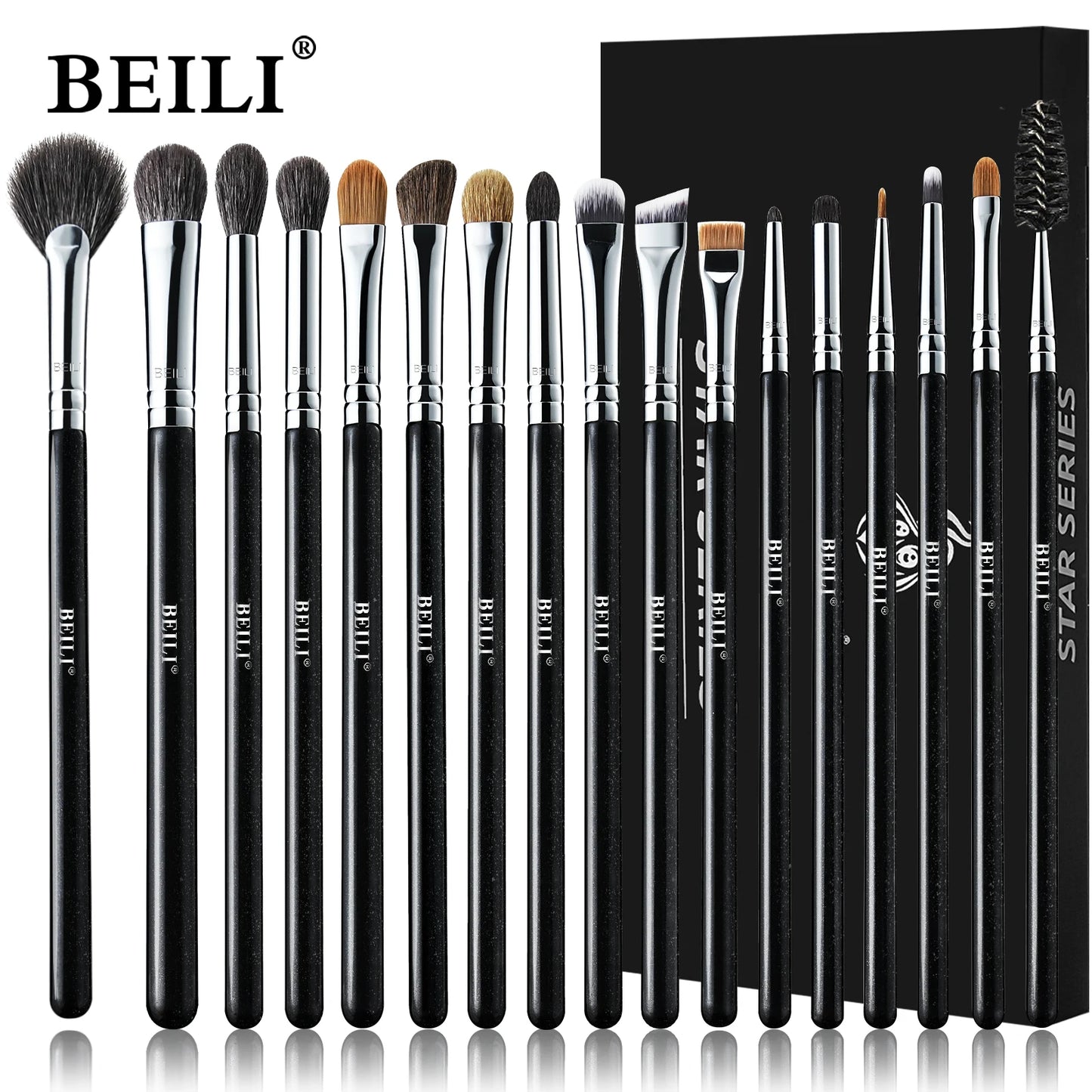 Complete Professional Make Up Brush Set with Goat Hair