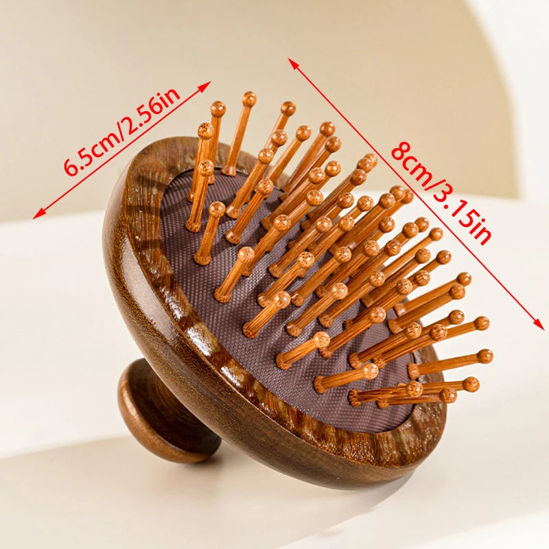 Wooden Anti-Static Massage Comb