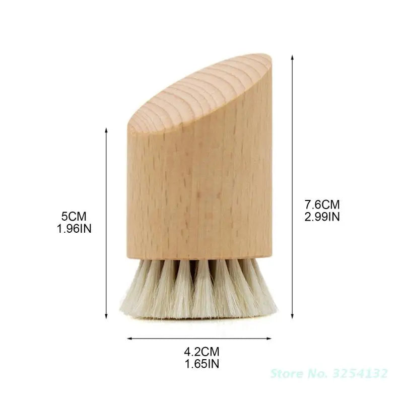 Wooden Face Cleaning Brush