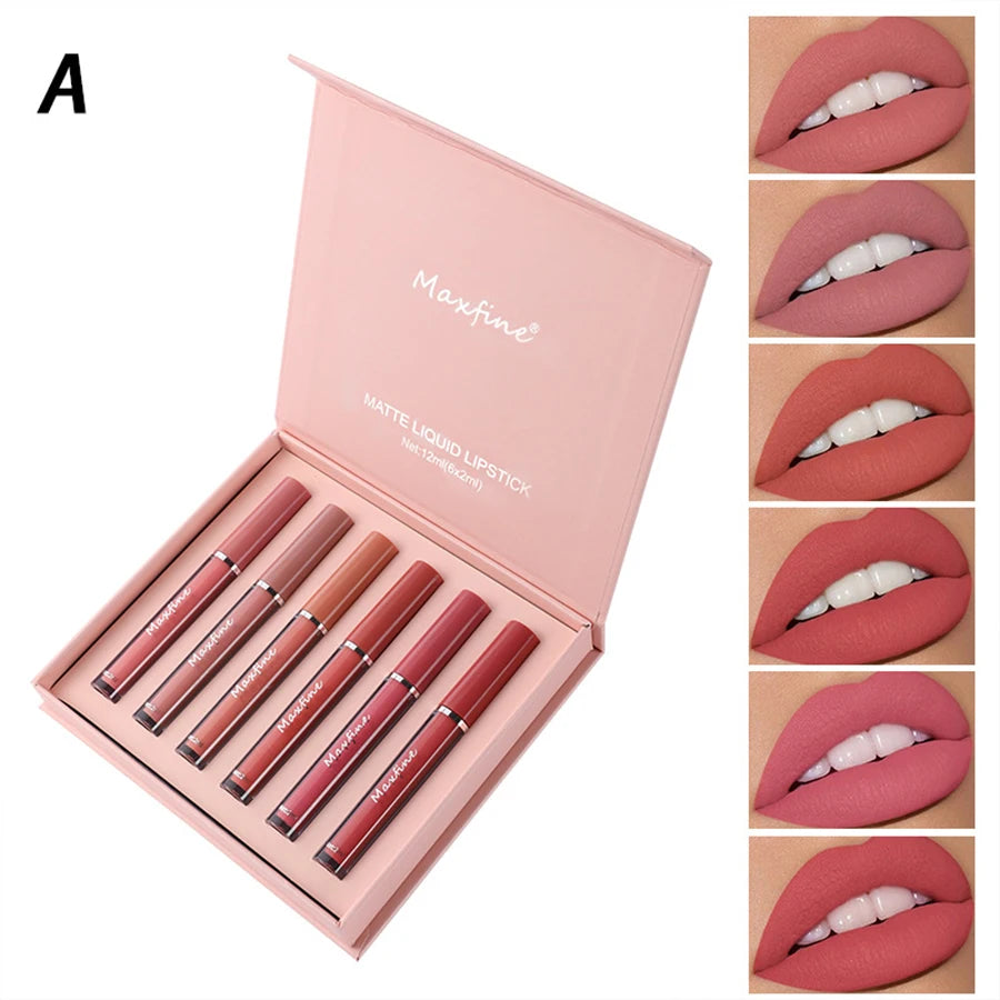 Beauty Glazed 1/6PCS Matte Lipstick