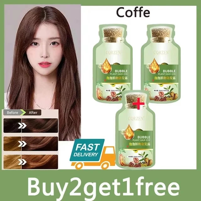 Natural Plant Herbal Hair Dye Shampoo