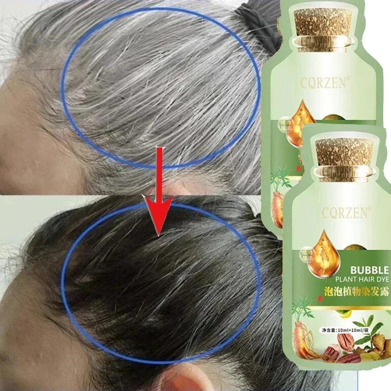 Natural Plant Herbal Hair Dye Shampoo