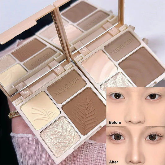 4 Colors Facial Highlighter Palette