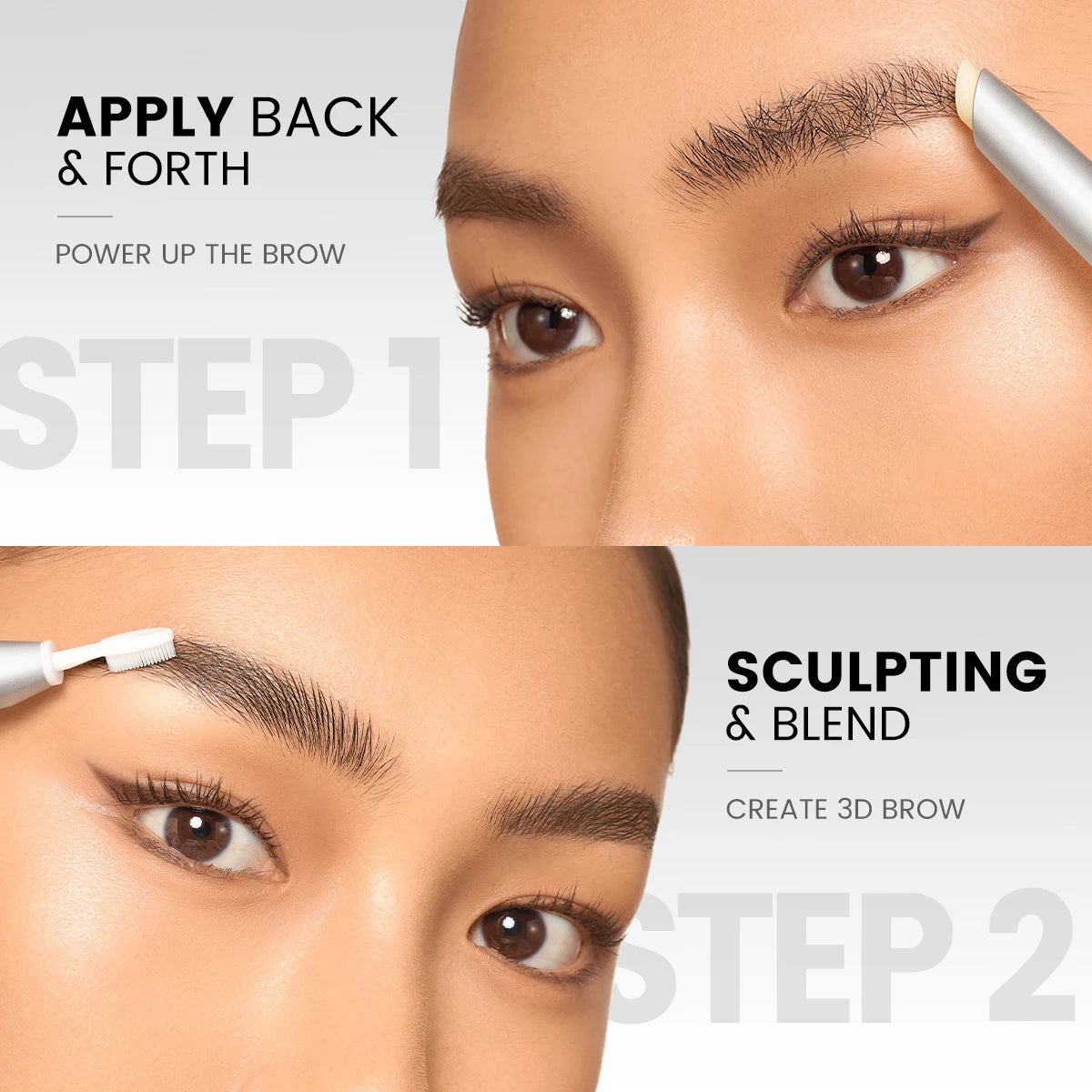 2 in 1 Waterproof Eyebrow Kit