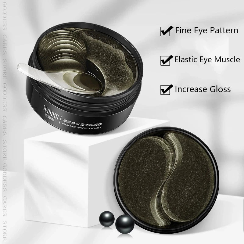 Hydrogel Wrinkle Remover Black Pearl Eye Patches