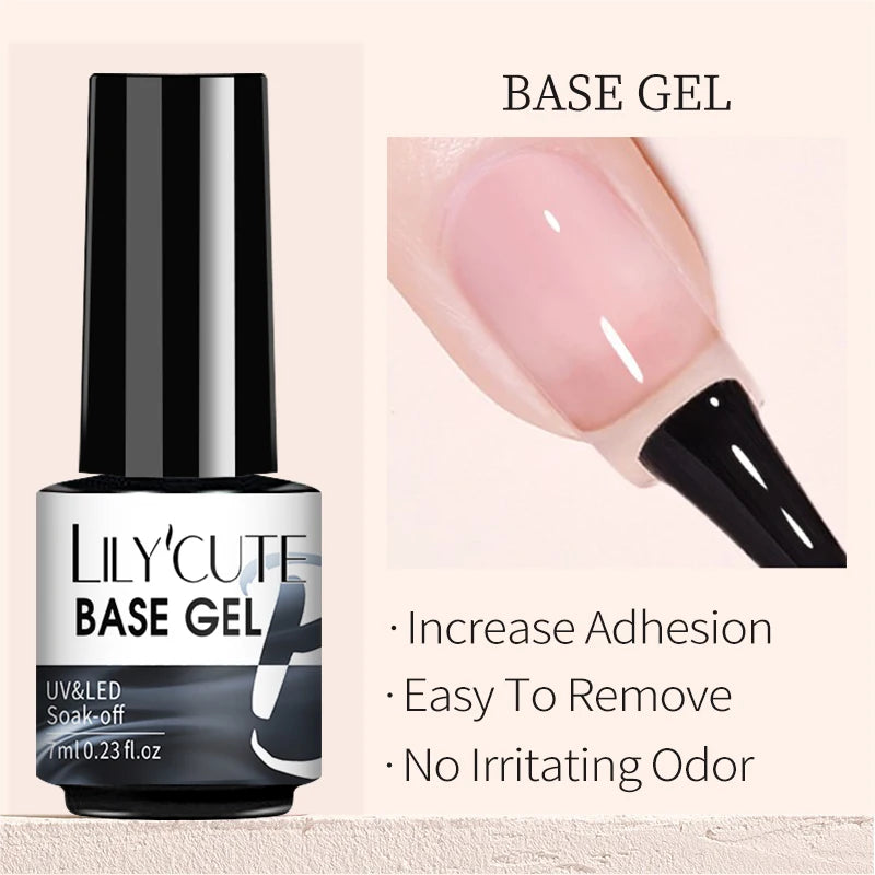 Base Top Coat UV Gel Nail Polish