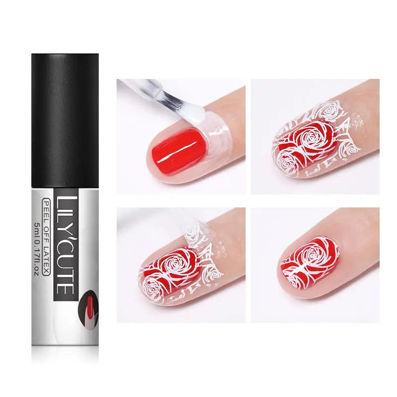 Peel Off Latex Liquid Tape Protect Nail Polish 7ml - Professional Nail Formula