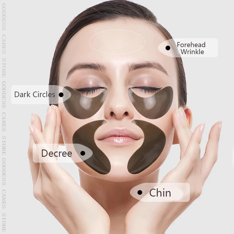 Hydrogel Wrinkle Remover Black Pearl Eye Patches