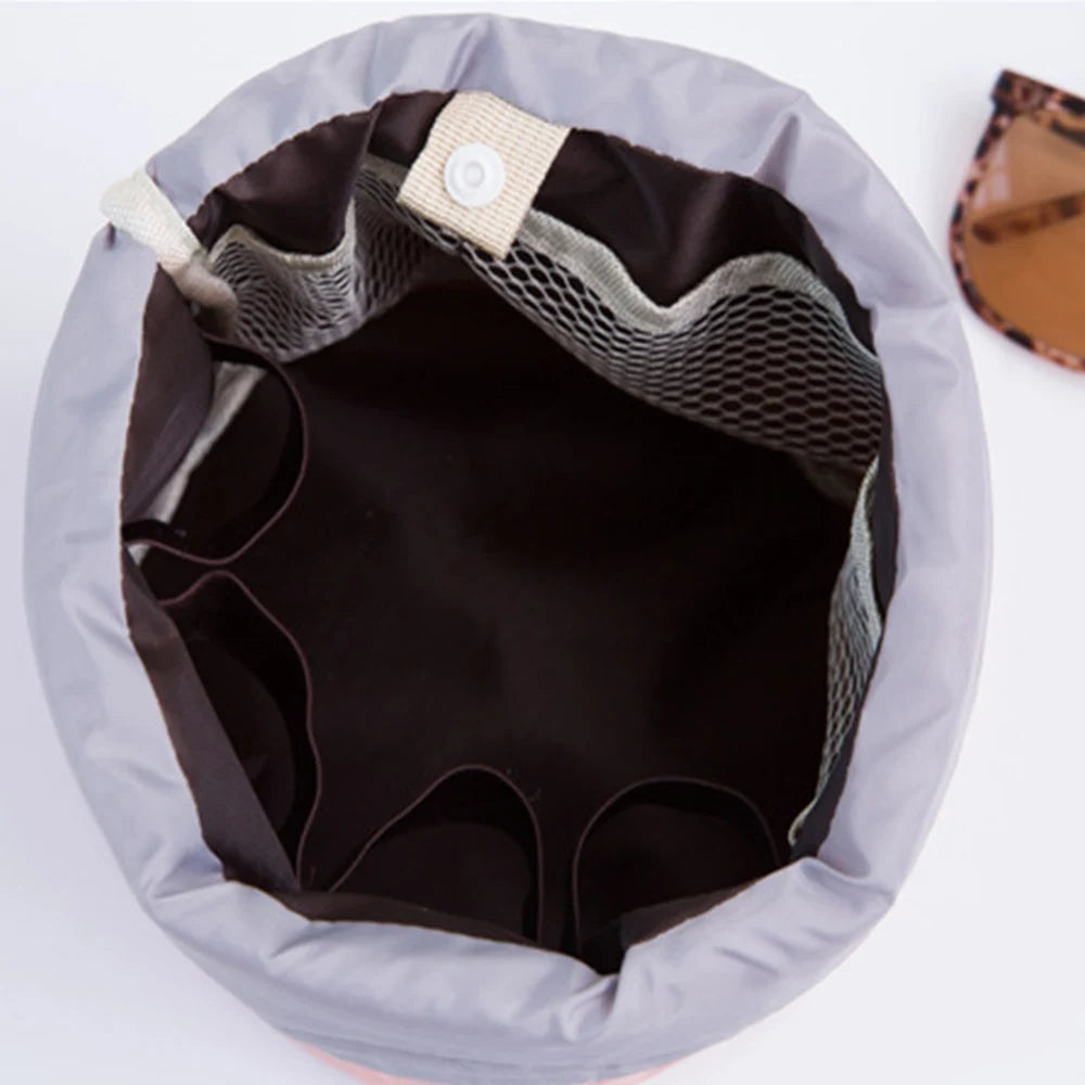 Round Waterproof Makeup Bag