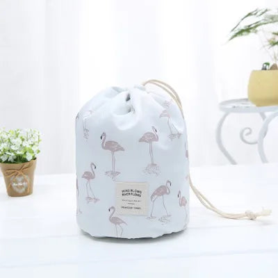 Round Waterproof Makeup Bag