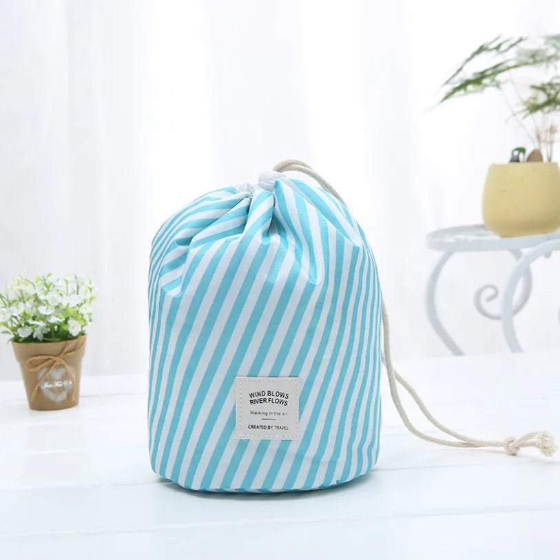 Round Waterproof Makeup Bag