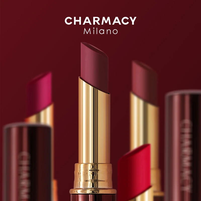 CHARMACY Matte Velvet Liquid Lipstick - 16 Shades Waterproof Formula