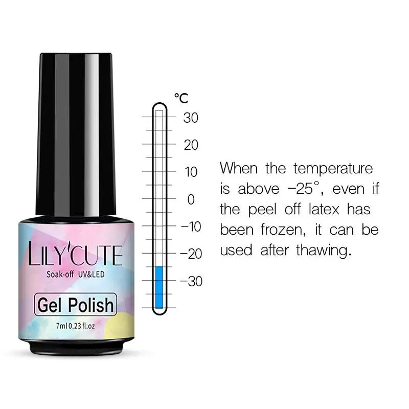 Peel Off Latex Liquid Tape Protect Nail Polish 7ml - Professional Nail Formula