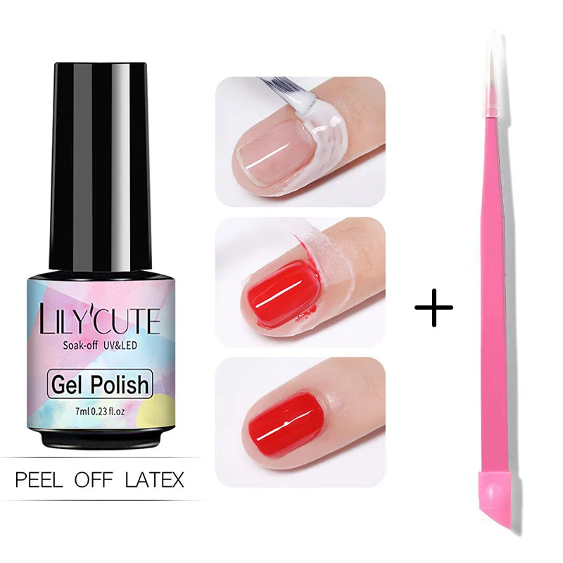 Peel Off Latex Liquid Tape Protect Nail Polish 7ml - Professional Nail Formula