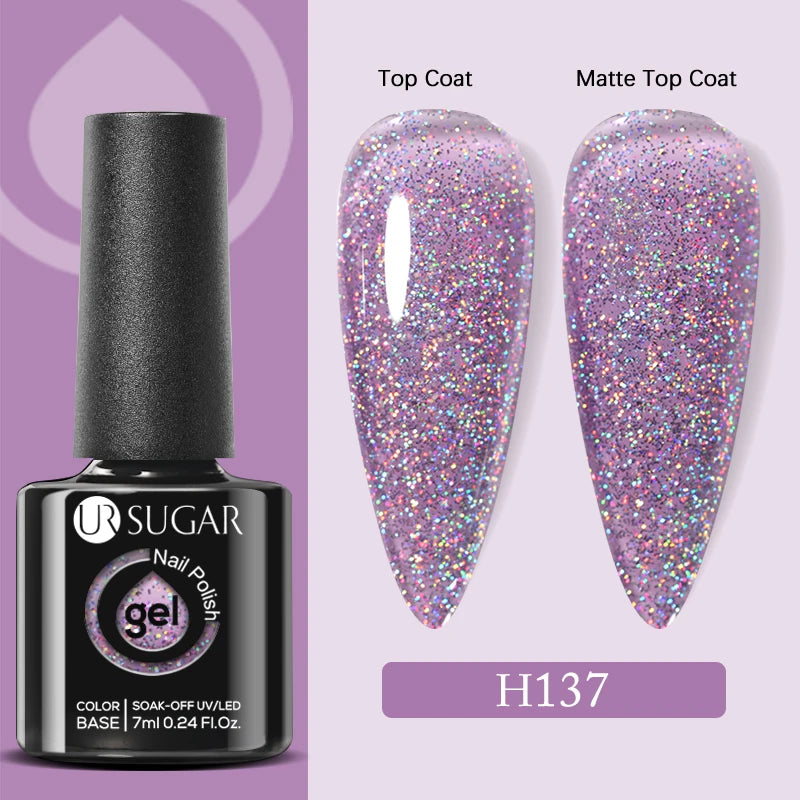 Matte Gel Nail Polish Ur Sugar Eco Friendly Semi Permanent - Reflective Nail Finish
