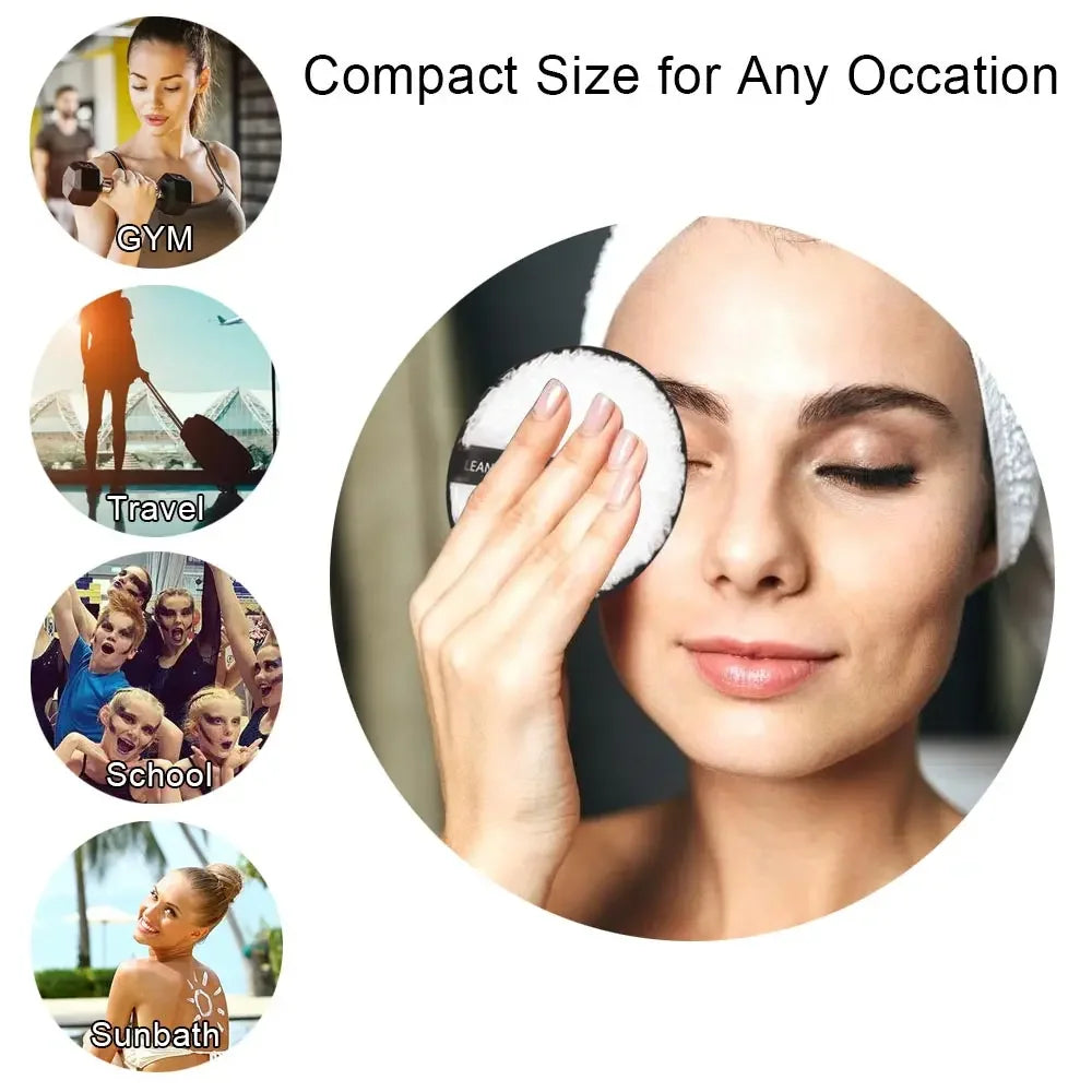3Pcs Reusable Makeup Remover Pads