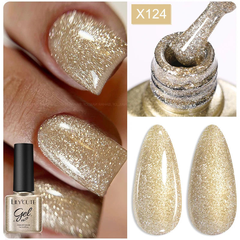 Glitter Gel Liner Nail Polish