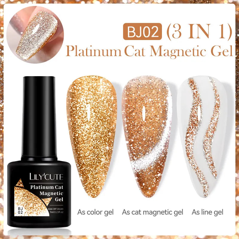 Cat Magnetic Gel Nail Polish