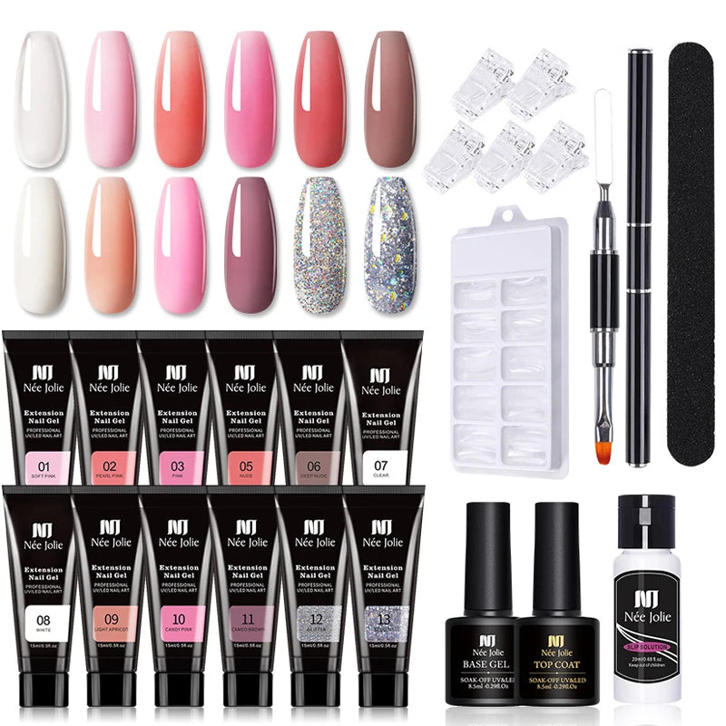 Poly Nail Gel Set – Complete DIY Kit