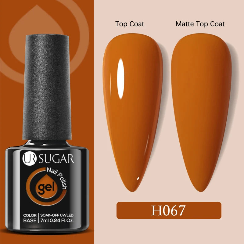 Matte Gel Nail Polish Ur Sugar Eco Friendly Semi Permanent - Reflective Nail Finish