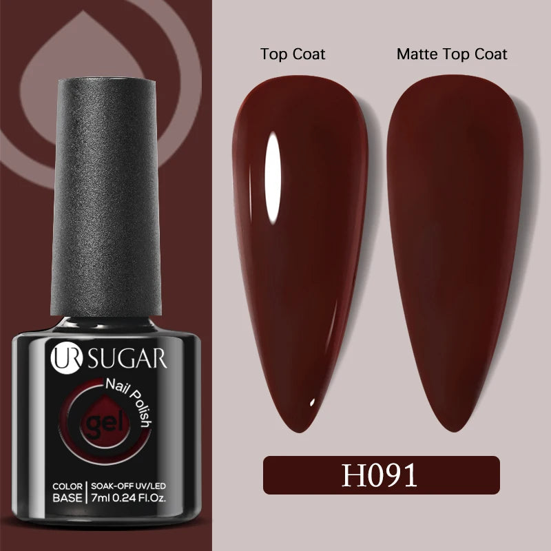 Matte Gel Nail Polish Ur Sugar Eco Friendly Semi Permanent - Reflective Nail Finish