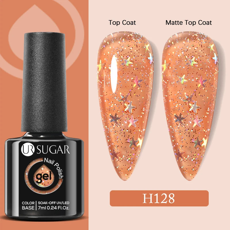 Matte Gel Nail Polish Ur Sugar Eco Friendly Semi Permanent - Reflective Nail Finish