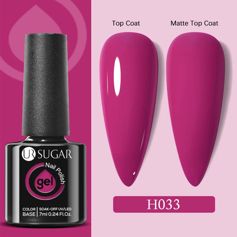 Matte Gel Nail Polish Ur Sugar Eco Friendly Semi Permanent - Reflective Nail Finish