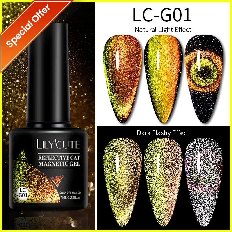 Cat Magnetic Gel Nail Polish
