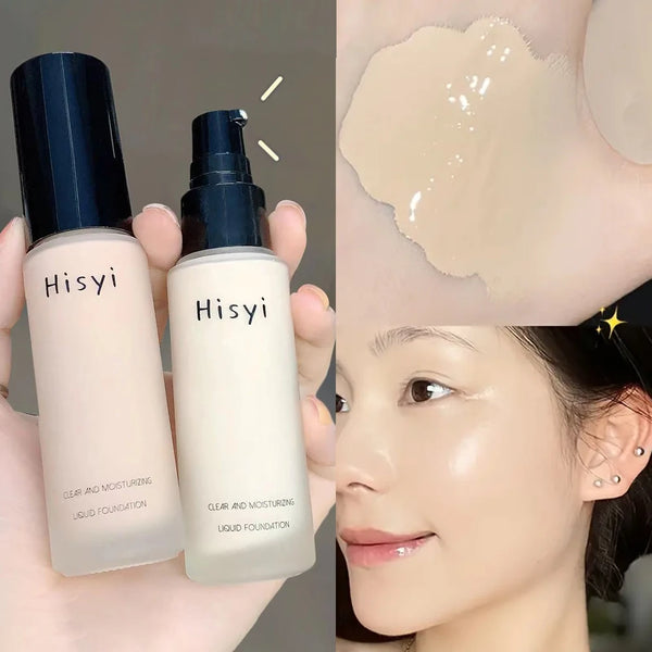 HISYI 30ml Cream Matte Oil-Control Liquid Foundation - Full Coverage