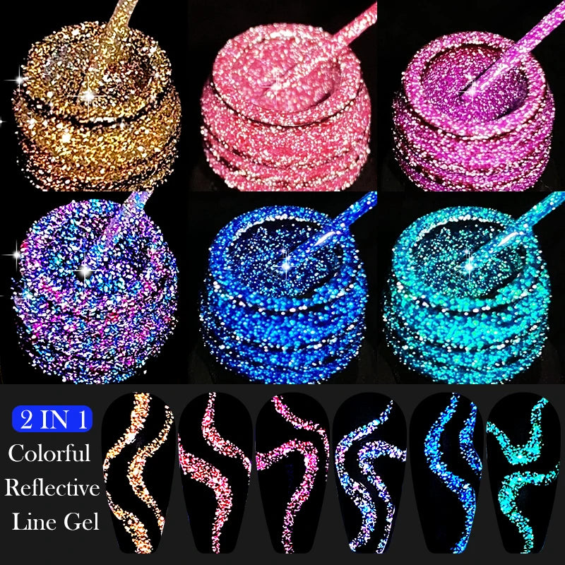 Glitter Gel Liner Nail Polish