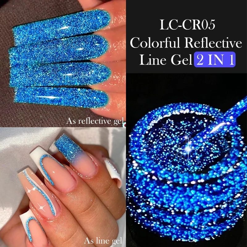 Glitter Gel Liner Nail Polish