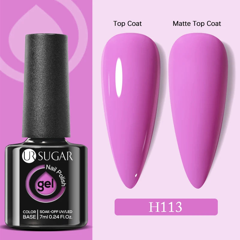 Matte Gel Nail Polish Ur Sugar Eco Friendly Semi Permanent - Reflective Nail Finish
