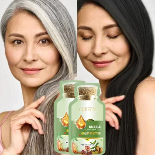 Natural Plant Herbal Hair Dye Shampoo