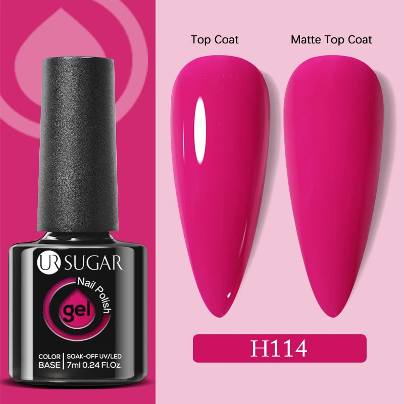 Matte Gel Nail Polish Ur Sugar Eco Friendly Semi Permanent - Reflective Nail Finish