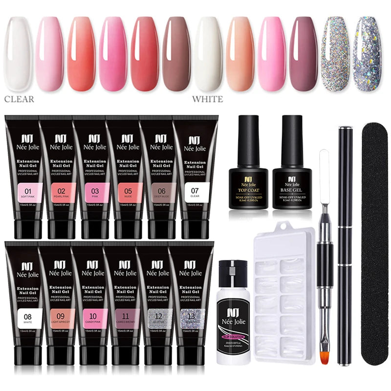 Poly Nail Gel Set – Complete DIY Kit