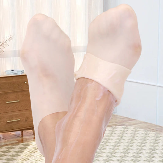 1Pairs Silicone Moisturizing Foot Socks