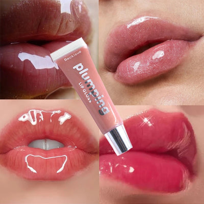 Moisturizing Plumping Lip Gloss 9 Colors Nutritious Formula - Hydrating Shine Treatment