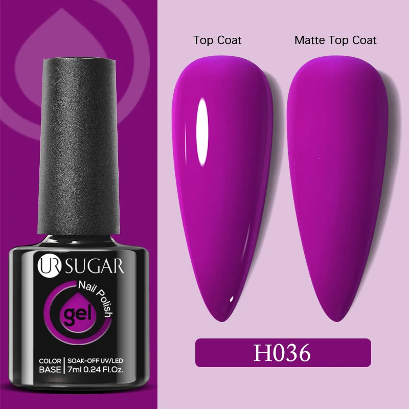 Matte Gel Nail Polish Ur Sugar Eco Friendly Semi Permanent - Reflective Nail Finish