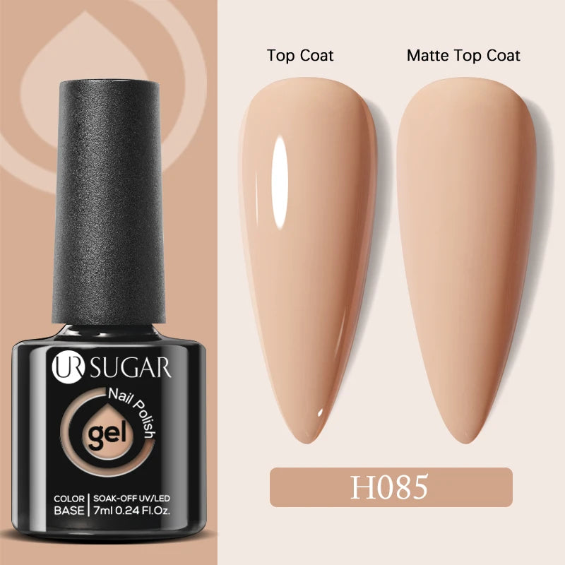 Matte Gel Nail Polish Ur Sugar Eco Friendly Semi Permanent - Reflective Nail Finish