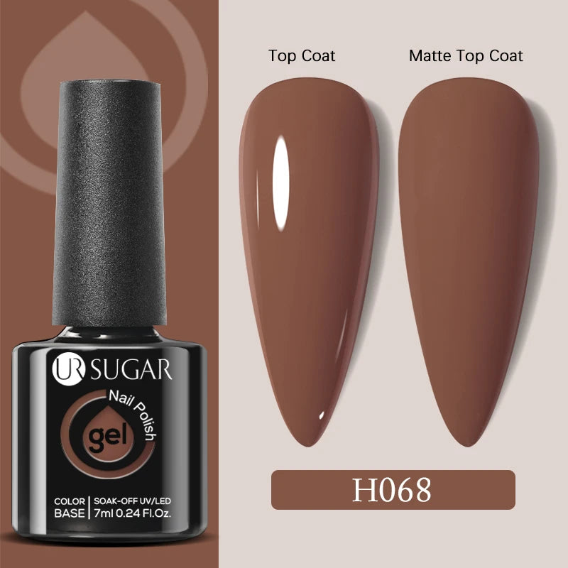 Matte Gel Nail Polish Ur Sugar Eco Friendly Semi Permanent - Reflective Nail Finish