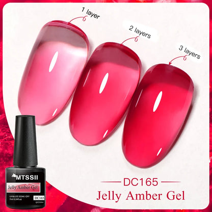 Dried Flower Gel Nail Polish Natural 3 4 Week Eco Friendly Formula - Professional Nail Formula