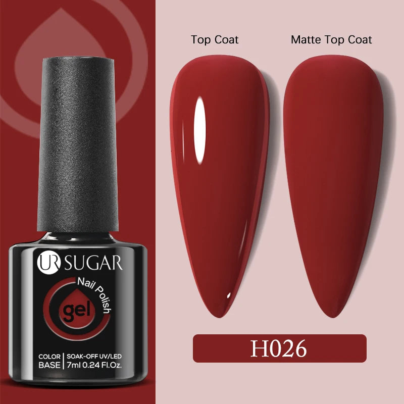 Matte Gel Nail Polish Ur Sugar Eco Friendly Semi Permanent - Reflective Nail Finish