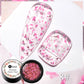 Dried Flower Gel Nail Polish Natural 3 4 Week Eco Friendly Formula - Professional Nail Formula