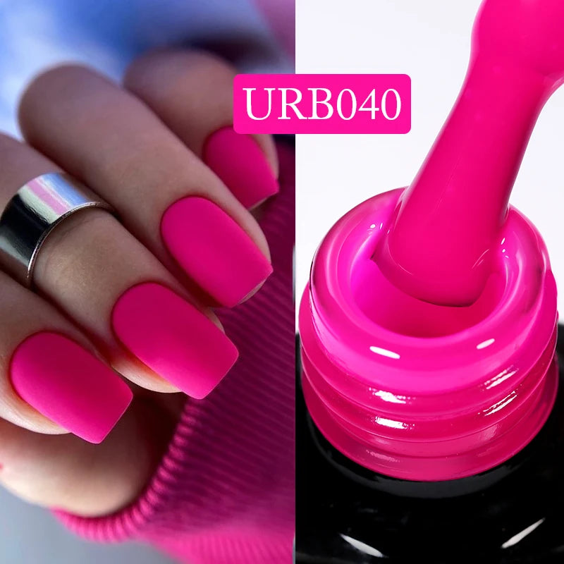 Matte Gel Nail Polish Ur Sugar Eco Friendly Semi Permanent - Reflective Nail Finish
