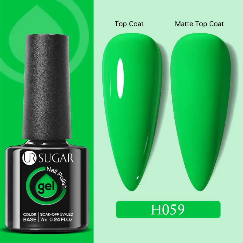 Matte Gel Nail Polish Ur Sugar Eco Friendly Semi Permanent - Reflective Nail Finish