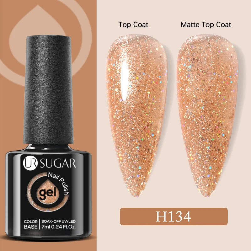 Matte Gel Nail Polish Ur Sugar Eco Friendly Semi Permanent - Reflective Nail Finish