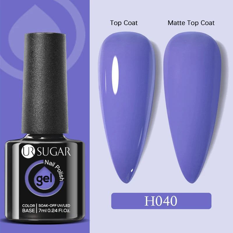 Matte Gel Nail Polish Ur Sugar Eco Friendly Semi Permanent - Reflective Nail Finish
