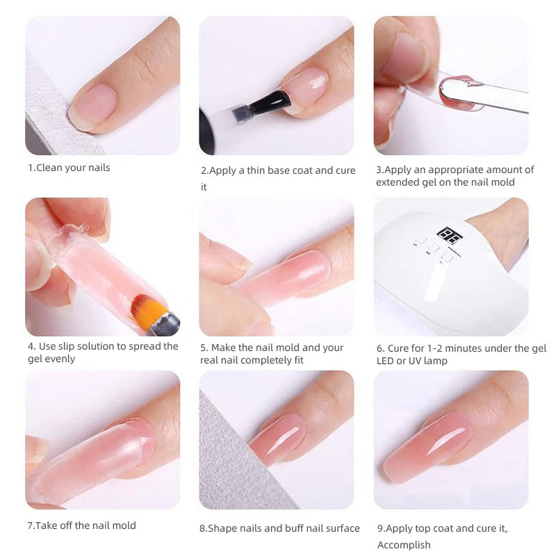 Poly Nail Gel Set – Complete DIY Kit